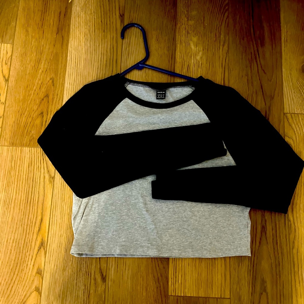 SHEIN long sleeve crop top size M